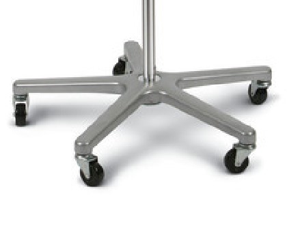 Стойка поляка нержавеющей стали ИВ с 5 ногами для хирургической больницы