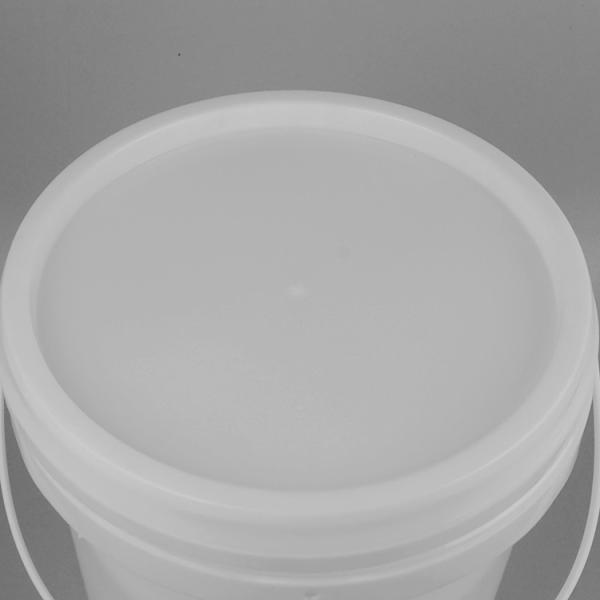 Круглый сейф еды BPA свободный ведро 4 галлонов пластиковое с пластиковой ручкой