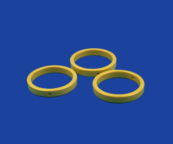 equipamento de soldadura cerâmico das peças da alumina Anti-suja, anel cerâmico da alumina