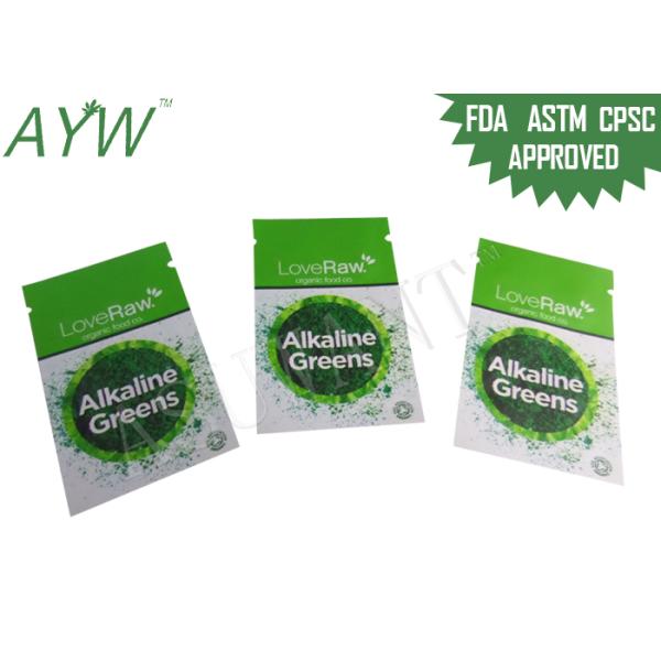 Упаковка еды полиэтиленового пакета зеленого цвета ВМПЭТ, сумки качества еды для упаковки еды