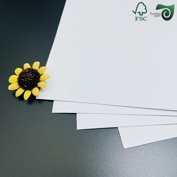 FSC 635 mm × 914 mm Papel de embalaje de alimentos de arte C1S a prueba de agua para cajas para llevar