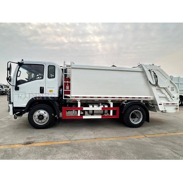 HOWO Light Garbage Truck 10 M3 4X2 Small Garbage Compactor Truck