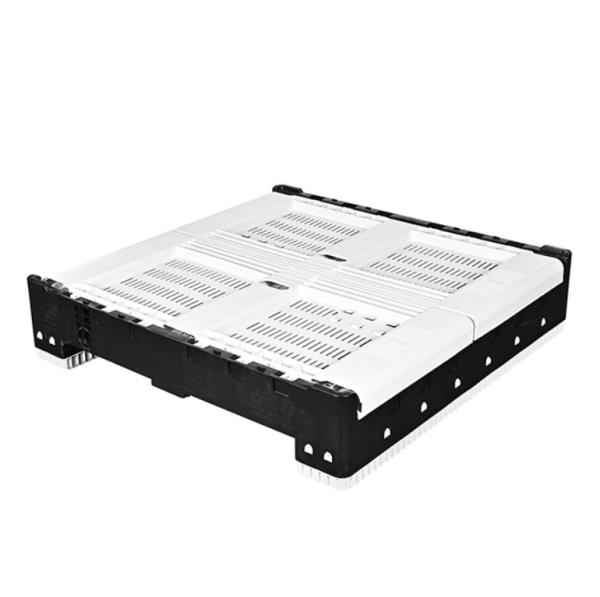 Heavy duty used storage bulk  plastic collapsible pallet box for vegetables and fruits
