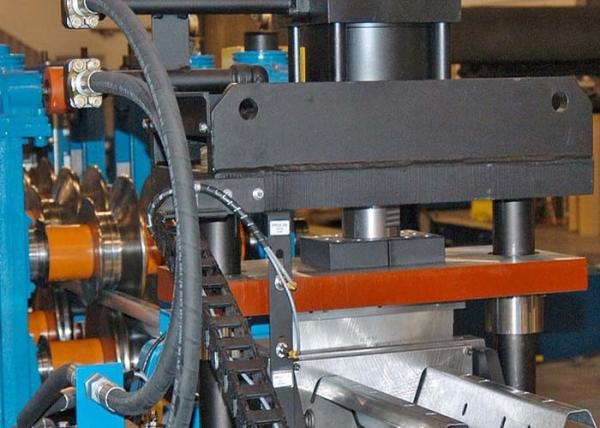 110KW Steel Silo Roll Forming Machine / Transmission Table Roll Forming Line