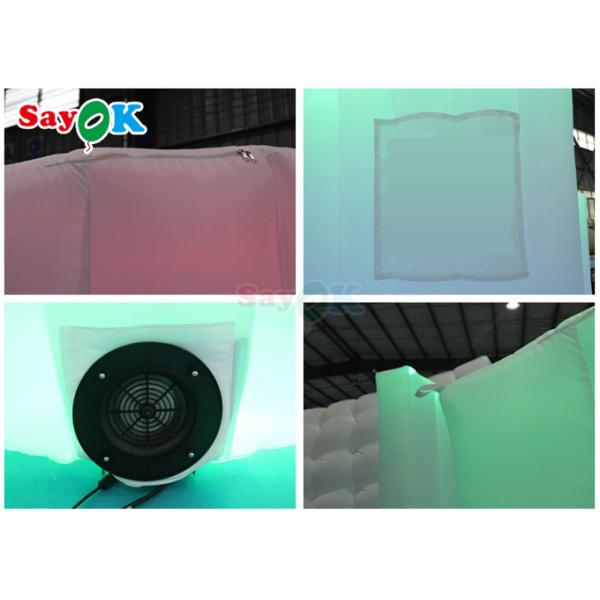 Декорация свадьбы купола 360 фотоателье фоновый стенд светодиодный свет надувная изогнутая стена