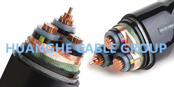 PVC PE Electrical Copper Cable Xlpe Underground Cable Fire Proof 600V - 35KV