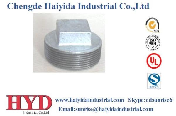 plug galvanized malleable iron pipe fitting cast iron UL factory