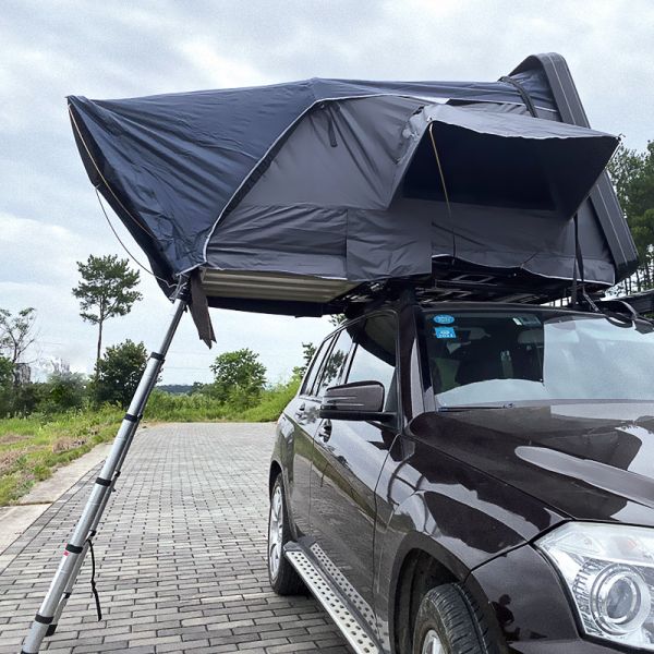 Outdoor Waterproof SUV 4x4 Quick Setup Clamshell ABS Hard Shell Roof Top Tent 4 Person Rooftop Tent for 4x4 Off-Road Camping