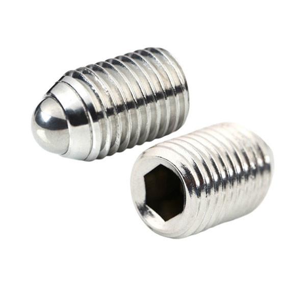 M4 Ball Nose Retractable Spring Plunger With Ball Stainless Steel
