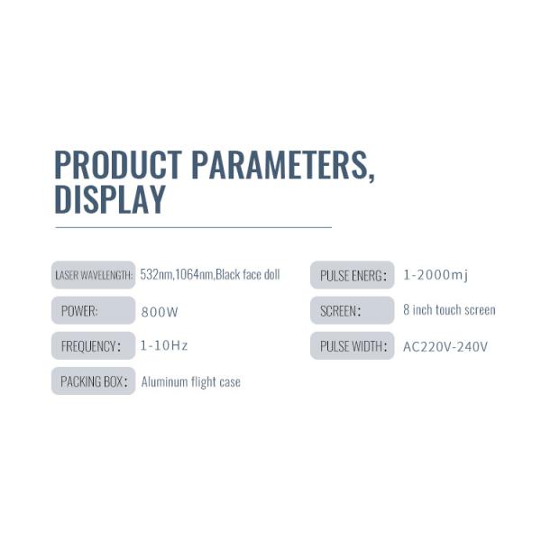 Machine à commutation de Q indolore de laser de ND YAG pour l'enlèvement d'acné de tatouage