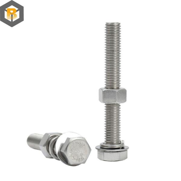 Custom by 2D/3D/drawing Super Alloy Steel 25cr/2mova/B16 Hex Head Bolt Machine Part