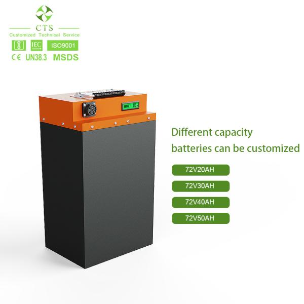 OEM LiFePO4 Lithium Battery Pack 72V 40Ah 50Ah 60V 20Ah 50Ah electric scooter battery pack