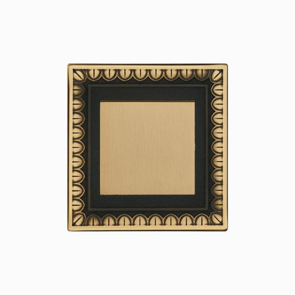 86mm*86mm  Wall Electrical Socket , Dual Home Metal Panel EU Power Outlet