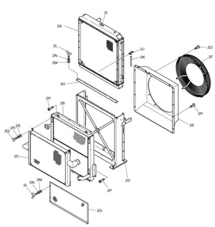 маслянный охладитель Доосан 13Ф52000 13Ф52000А 13Ф52000Б даэвоо ДХ420-7 солнечное 340ЛК-В 400ЛК-В 500ЛК-В 470ЛК-В