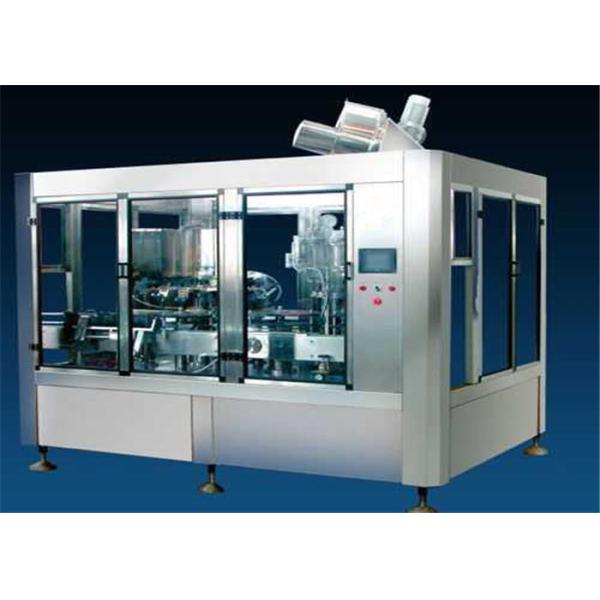 6000 BPH Automatic Bottle Filling And Capping Machine / 3 In 1 Water Filling Machine