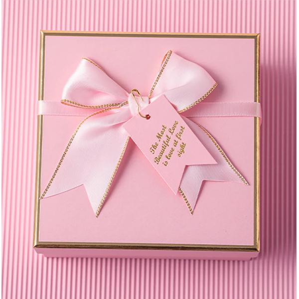 Luxury Pink Magnet Cover Dress Carton With Folding Magnetic Seal Gift Box