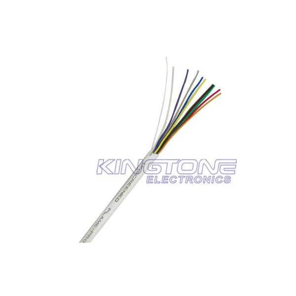 8 Cores Security Alarm Cable with 7 Stranded CCA Conductor for Installing Cameras