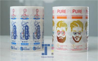 Flexo Printed Cosmetic Bottle Sticker Removable Adhesive Label Weatherproof