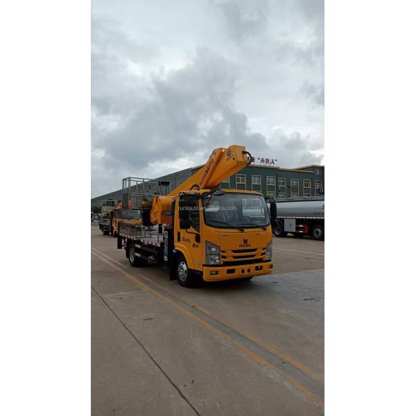 Fabrique Best Selling ISUZU 4X2 35M Plateforme d'échelle aérienne Camion Diesel Surélevée Camion de travail à haute altitude Camion d'exploitation