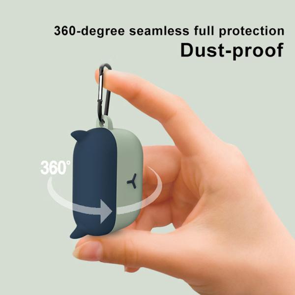 Anti tampa sem emenda Dustproof do silicone da queda para o caso de Airpods