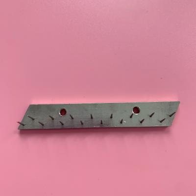 Lafer Compactor Machine Parts Stenter Pin Plate Copper Plate Center Distance 36mm Carbon Steel