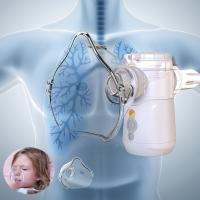 Máquina de nebulizador de rede médica para crianças com baterias USB tipo-c e alcalinas