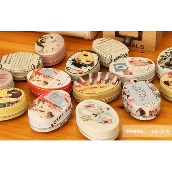 Branco Metal Wine Tin Box Com Gravação, personalizado Tin Embalagem Oval Tin Containers