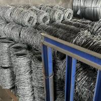 Military Stronghold PVC Concertina Coil Wire Barbed Spiral Razor Wire