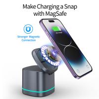 Maximize a sua eficiência de carregamento com carregamento rápido Pad de carregamento sem fio 5V / 1A Saída e proteção contra sobrevoltagem incluída