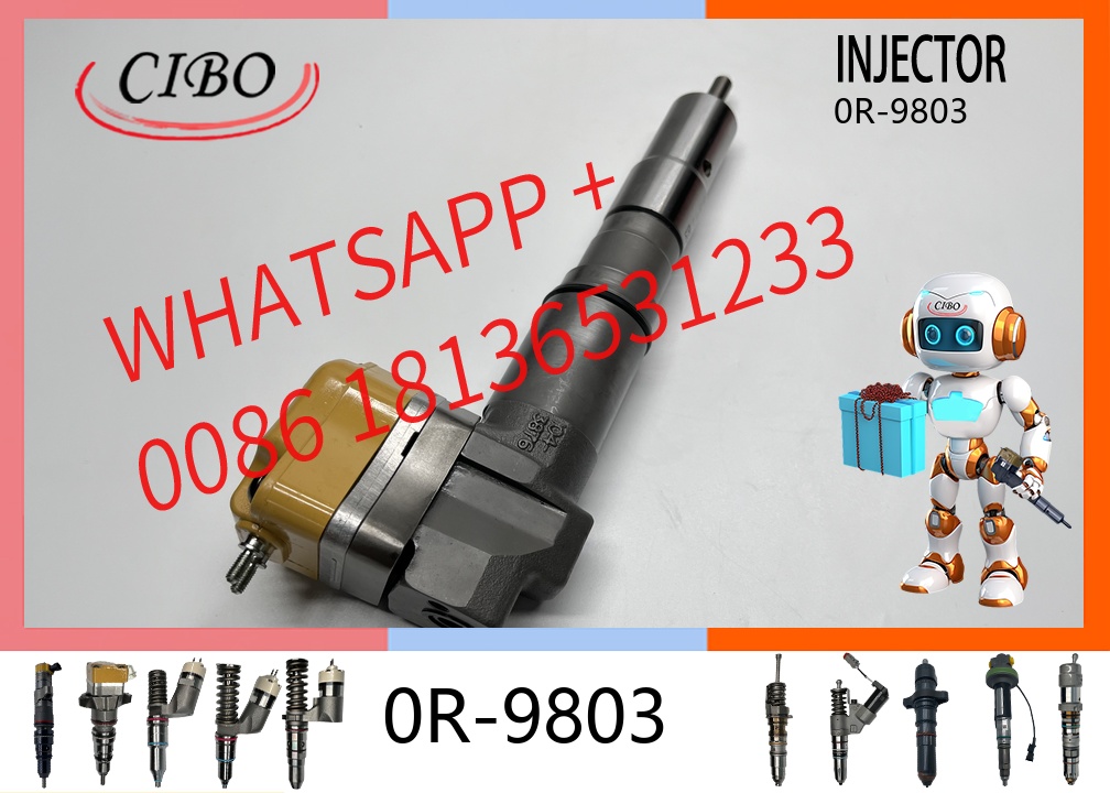 original 0R-9803 Diesel Fuel Injector for 3412 C3412 3412E Engine Truck Excavator 773D 992C D9N 375 5080 Injection Valves 232-1173 232-1168 0R9803 original new injector
