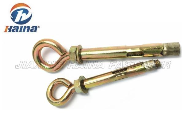 Yellow Zinc Plated Dia M6 - M20 Carbon Steel Expansion Anchor Bolt
