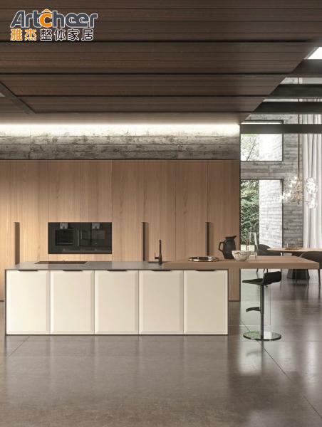 Modern Particleboard Inox Storage Industrial Stainless Steel Kitchen Cabinet with Door