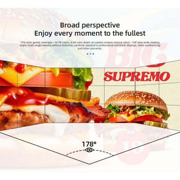 High Brightness LCD Display Panel 1500 Nits Indoor Digital Screens