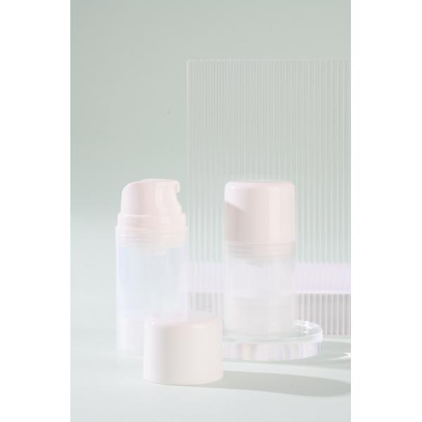 бутылка сыворотки PP округлой формы бутылки насоса 30ml 50ml белая безвоздушная