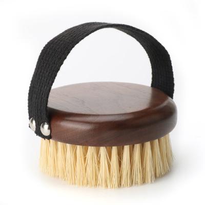 Escova de banho de nozes seca Sisal Vegano Orgânico Para Boay Escova de chuveiro redonda