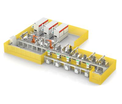 Three-phase AC380V 50Hz Motor Stator Production Line Automated Field Coil Winding Machine