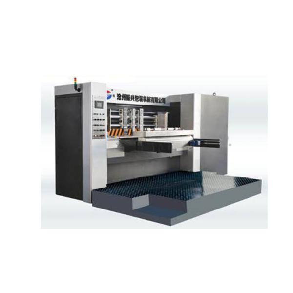 Vaccm adsorptive high speed flexo printing slotting dying oil-coating machine
