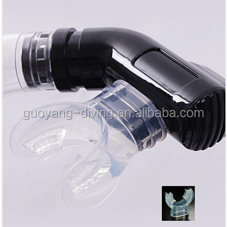 Customized Scuba Diving Accessories Clear Black Silicone Mouthpieces