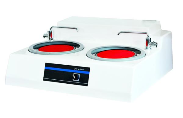 Double Disc Metallographic Rough Grinding Machine with Fixed Speed 450rpm Water Cooling