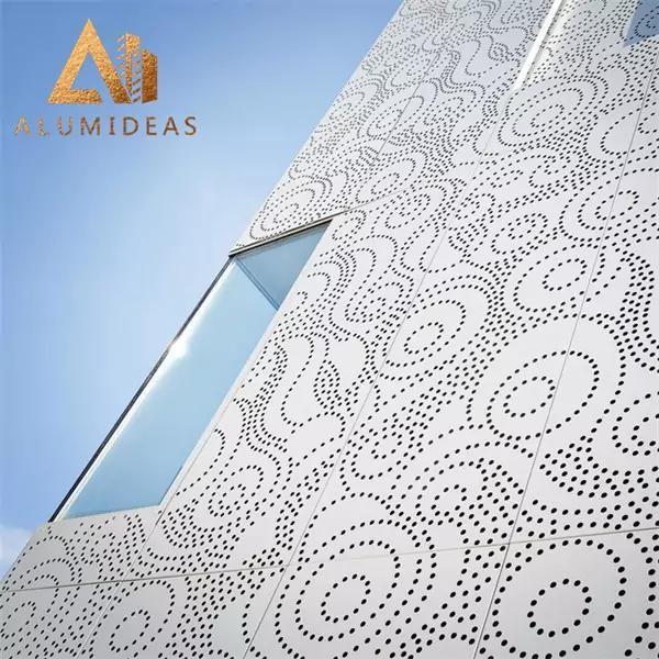 Aluminium perforated panel design