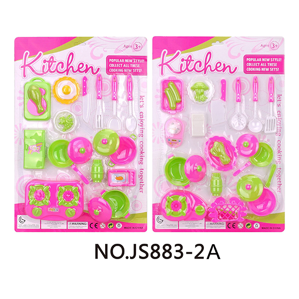 Eco Friendly Childrens Toy Kitchen Sets , Kids Toy Cooking Set 19.6 