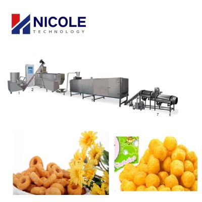Linha arroz tufado de Mini Automatic Corn Puff Production da extrusora que faz a máquina