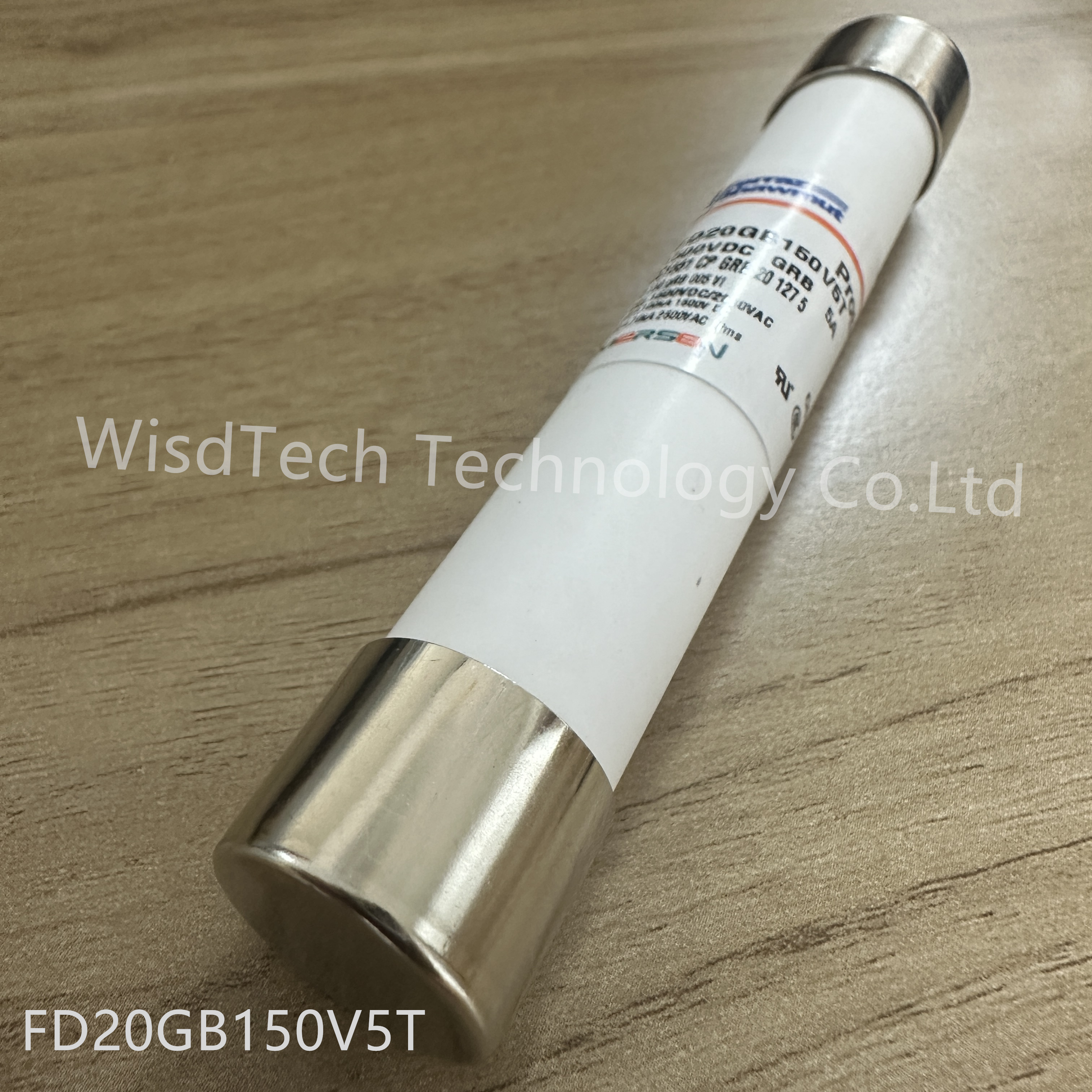 FD20GB150V5T Высокоскоростной цилиндрический защитник предохранителя Размер 20x127 gR (gRB) 1500VDC IEC 5A с ударником
