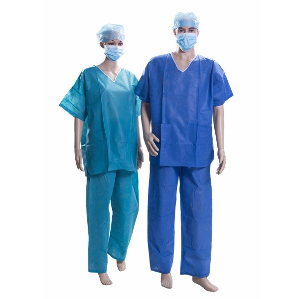 Не сплетенные устранимые Scrub костюмы 25gsm 30gsm 35gsm 40gsm 45gsm 50gsm 55gsm 60gsm 65gsm