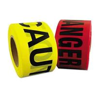 Fabrica de fita de barreira personalizada PE vermelho amarelo rolos de aviso de perigo fita