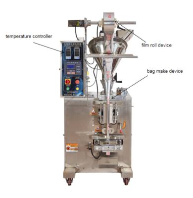 Automatic 2.8KW Coffee Powder Packing Machine Vertical