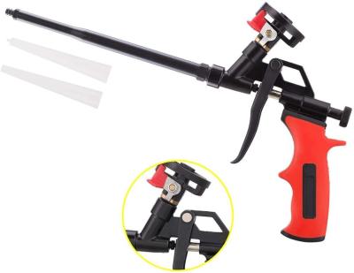 OEM ODM PU Expanding Spray Foam Gun Heavy Duty Metal Body Covered With PTFE