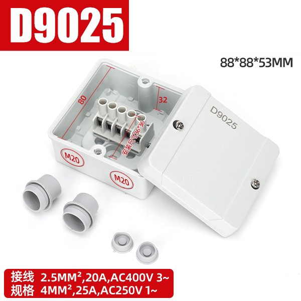 IP67 CCTV Camera Monitor Distribution Waterproof Cable Junction Box with Terminals