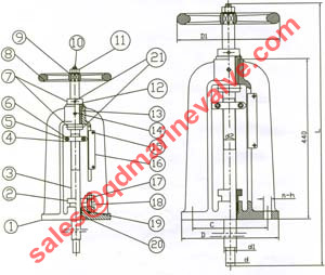 VALVE REMOTE CONTROL UNIT JIS F 3024 Deck stand with Universal joint