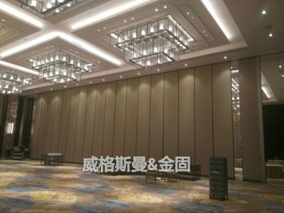 Exhibition Centers Operable Partition Wall with Customized Size and Mechanical Sealing System